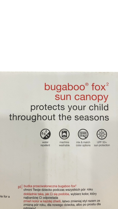 Shop Bugaboo Fox 2 Sun Canopy, Red at GoodBuy Gear