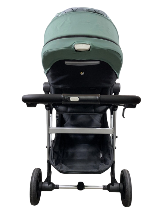 Shop Mockingbird Single to Double 2.0 Stroller, Sage, Windowpane, Silver With Black Leather, 2025 at GoodBuy Gear