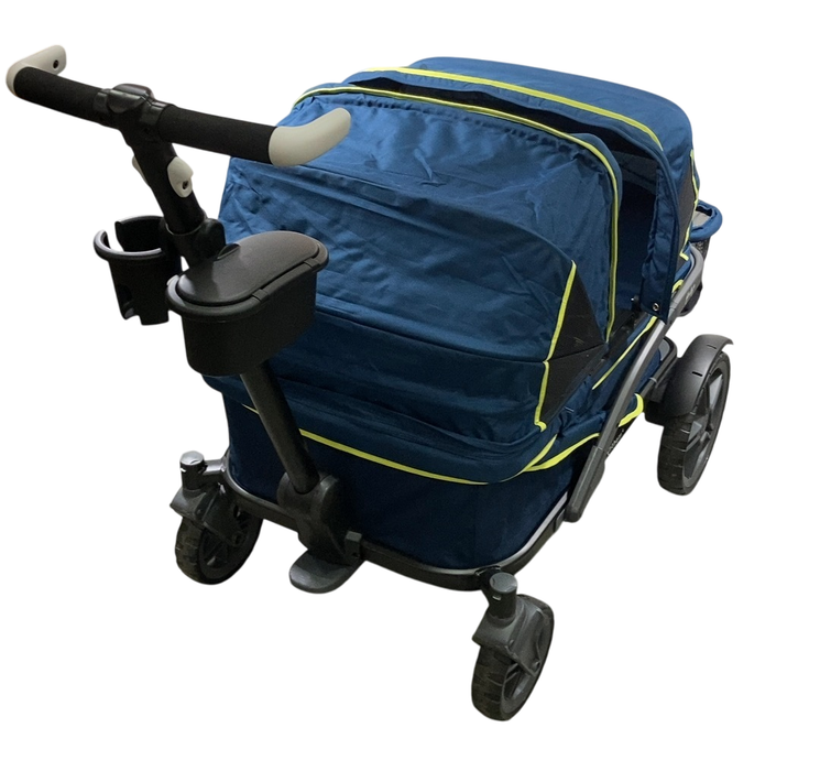 Shop Gladly Family Anthem4 Classic 4 Seater All Terrain Wagon Stroller, Neon Indigo at GoodBuy Gear