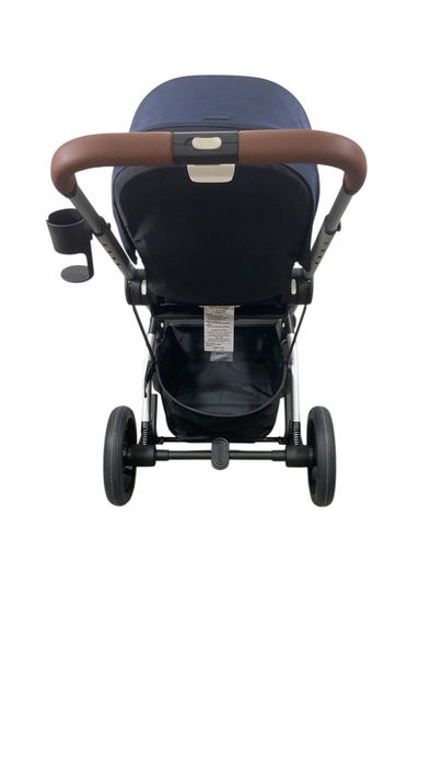 Shop Cybex Balios S Lux Stroller, 2021, Ocean Blue, Silver Frame at GoodBuy Gear