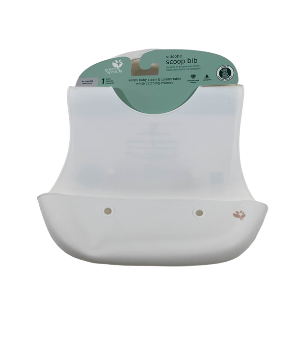 Shop Green Sprouts Silicone Scoop Bib, Light Spice at GoodBuy Gear