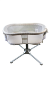 Shop Halo BassiNest Swivel Sleeper Premiere Series, Silver Damask at GoodBuy Gear
