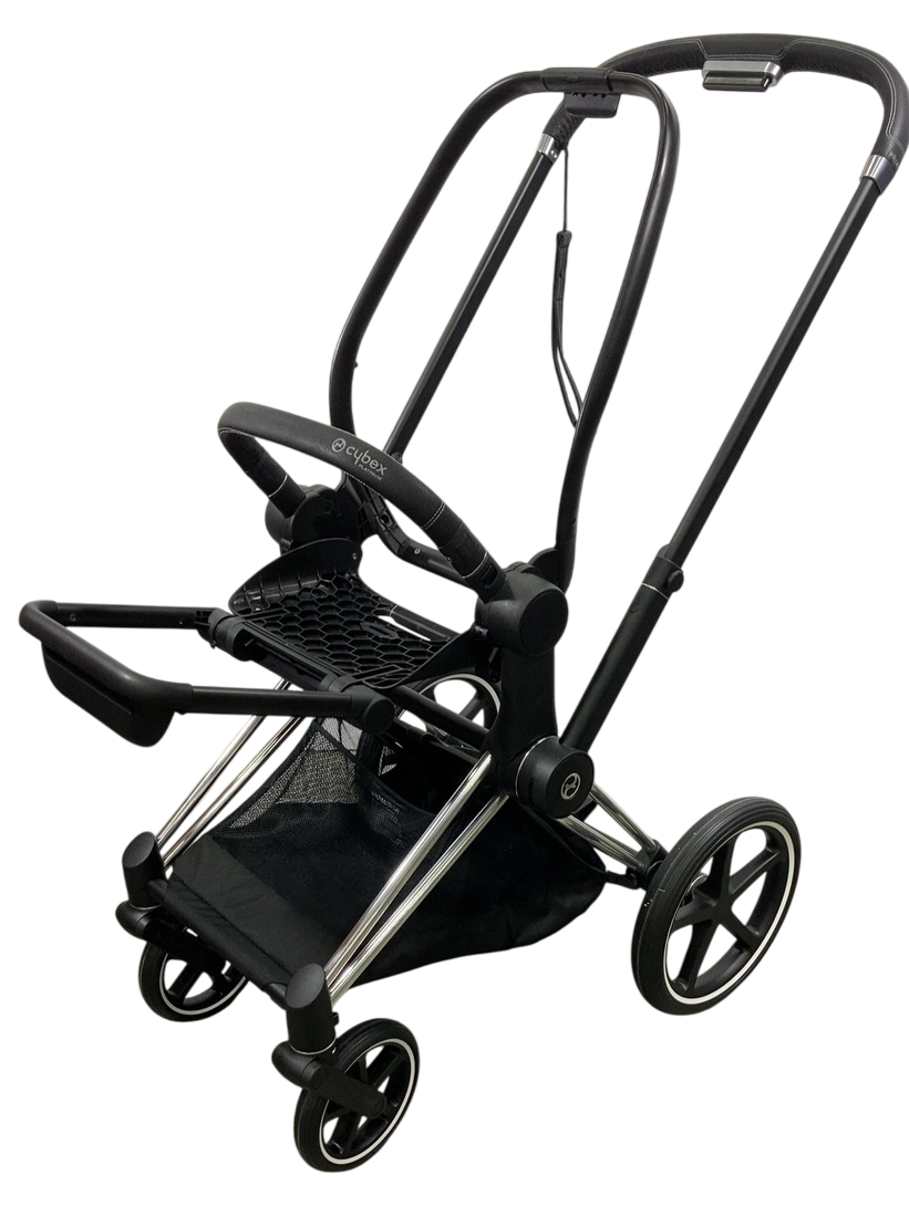 Cybex PRIAM Stroller Frame And Seat, 2019, Chrome/Black — GoodBuy Gear