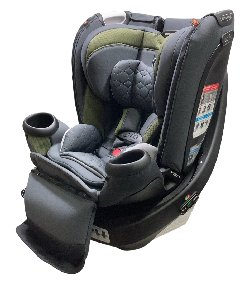 Evenflo Revolve 360 Extend All-in-One Rotating Car Seat with Quick Clean  Cover, 2024, Rockland Green