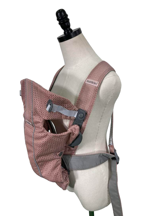 secondhand BabyBjorn Baby Carrier Mini, Dusty Pink 3D Mesh