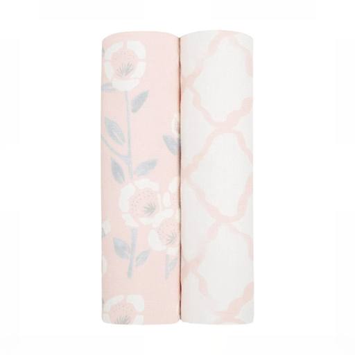 Shop Aden + Anais Silky Soft Swaddles (2 Pack), Stencil at GoodBuy Gear