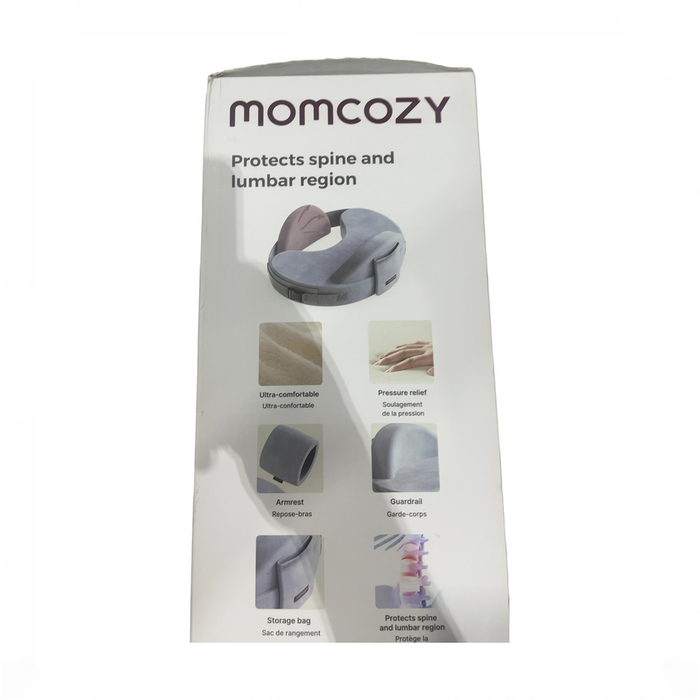 Shop Momcozy Multifunctional and Adjustable Nursing Pillow, Cozylite Grey at GoodBuy Gear