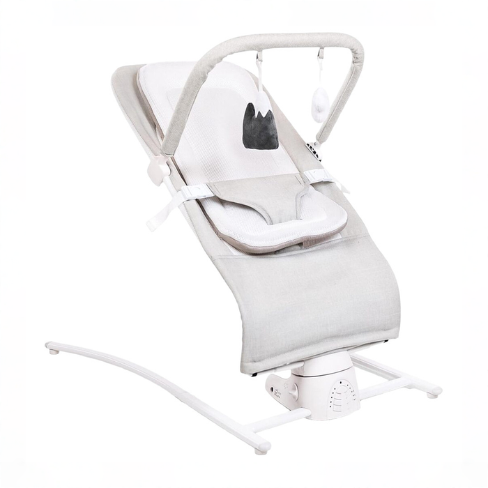 Shop Baby Delight Alpine Wave Deluxe Bouncer With Motion, Driftwood Grey at GoodBuy Gear