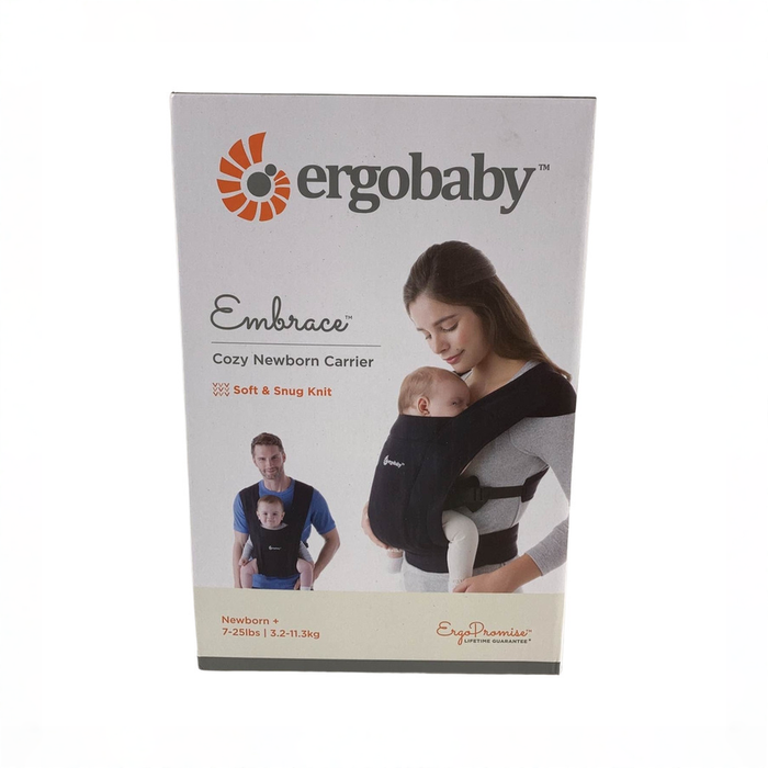 Shop Ergobaby Embrace Baby Carrier, Knit, Pure Black at GoodBuy Gear