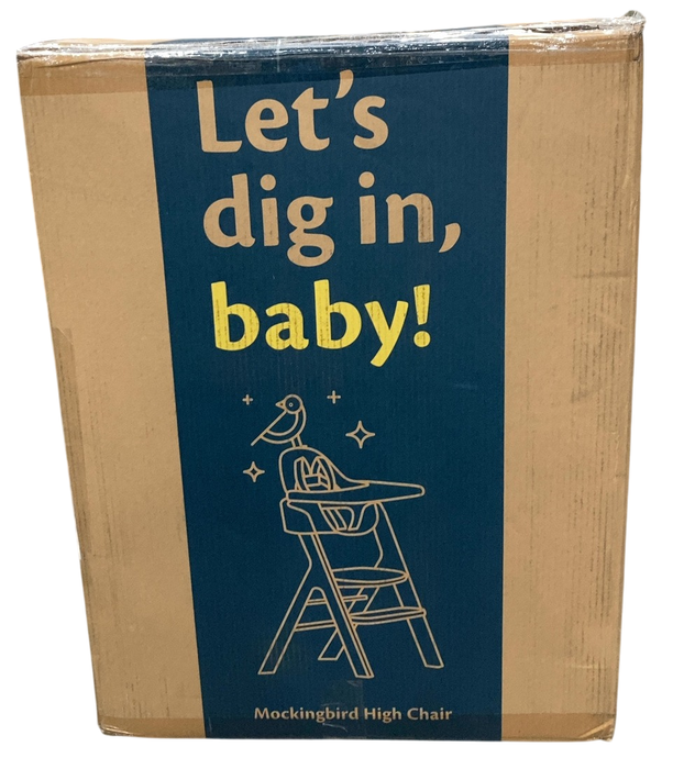 Shop Mockingbird High Chair, 2.0, Natural Beech, White at GoodBuy Gear