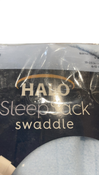 Shop Halo Micro-Fleece Swaddle, Baby Blue, Newborn at GoodBuy Gear
