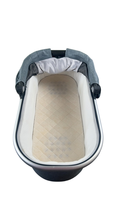 Shop UPPAbaby V2 Bassinet, Gregory (Blue Melange) at GoodBuy Gear