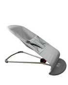 Shop BabyBjorn Bouncer Bliss, Dark Gray Frame, Light Gray 3D Jersey at GoodBuy Gear