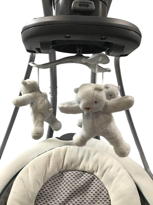 secondhand Graco Duet Soothe Swing & Rocker, Sapphire