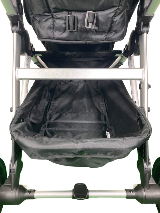 Mockingbird Single to Double 2.0 Stroller, 2023, Silver with Penny Leather, Windowpane, Black