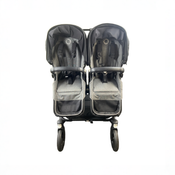 Shop DRAFT - Bugaboo Donkey 5 Duo Stroller, 2022, Black, Grey Melange, Midnight Black at GoodBuy Gear