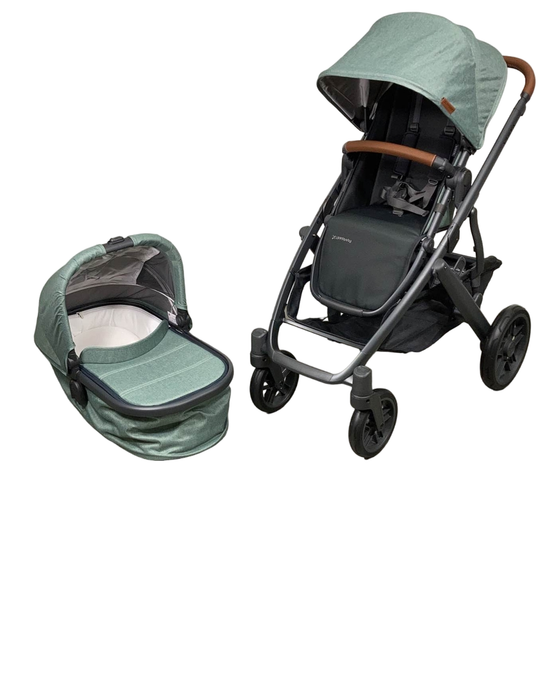 used UPPAbaby VISTA V2 Stroller, 2023, Gwen (Green Melange)