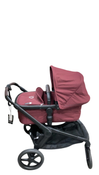 Shop Bugaboo Kangaroo Single To Double Stroller, 2024, Black, Dark Cherry, Dark Cherry at GoodBuy Gear