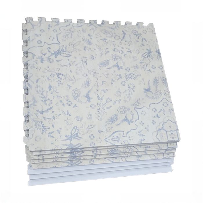 Shop House of Noa Little Nomad Play Mat, 4x8, Delft blue, Emile at GoodBuy Gear