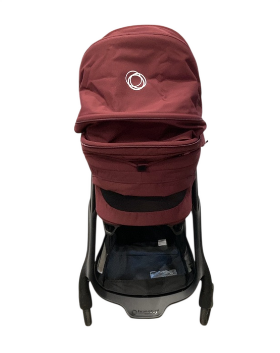Shop Bugaboo Dragonfly Bassinet and Seat Stroller, 2024, Black, Dark Cherry, Dark Cherry at GoodBuy Gear