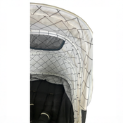 Shop Mockingbird Single to Double Stroller, 2022, Sea, Silver/Brown, Windowpane at GoodBuy Gear
