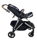 Shop Mockingbird Single to Double 2.0 Stroller, 2024, Black, Silver With Penny Leather, Windowpane at GoodBuy Gear