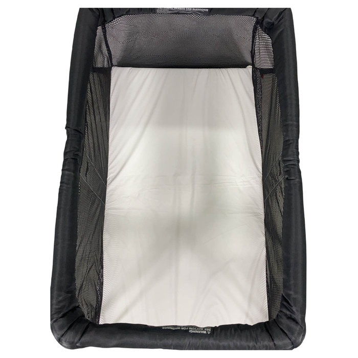 Shop BabyBjorn Travel Crib Light Bundle with Fitted Sheet, Black at GoodBuy Gear
