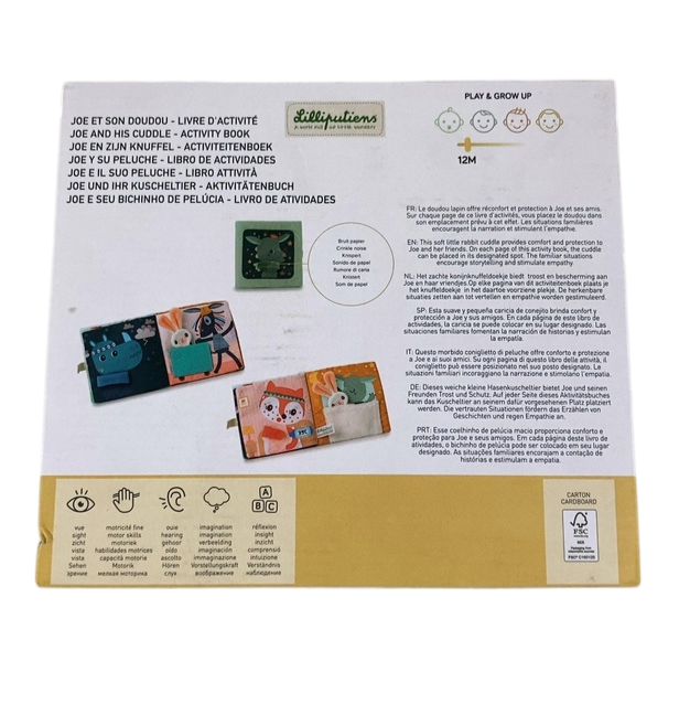 Shop Lilliputiens Cuddle Activity Book, Joe at GoodBuy Gear