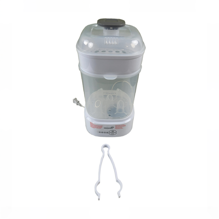 Shop Grownsy Bottle Sterilizer and Dryer, White/Grey at GoodBuy Gear