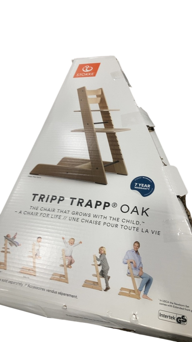 Shop Stokke Tripp Trapp Complete High Chair, Mosaic Green, Oak Warm Brown, Oak Warm Brown 2.0 at GoodBuy Gear