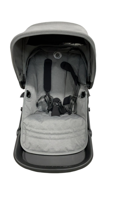 Shop Bugaboo Kangaroo Sibling Seat, Black, Moon Grey, Moon Grey at GoodBuy Gear