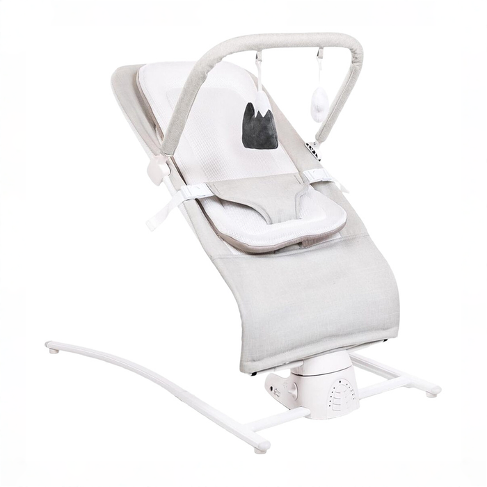 Shop Baby Delight Alpine Wave Deluxe Bouncer With Motion, Driftwood Grey at GoodBuy Gear
