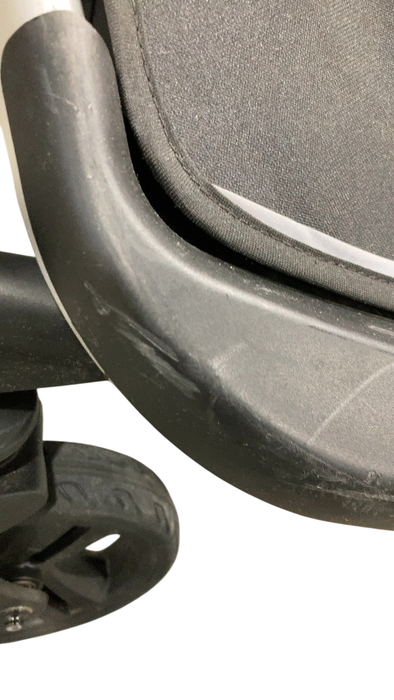 Shop Mockingbird 2.0 Single to Double Stroller Frame, 2024, Silver With Penny Leather at GoodBuy Gear