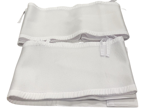 Shop Breathable Baby Mesh Crib Liner, Full Size/4 Sides, White at GoodBuy Gear