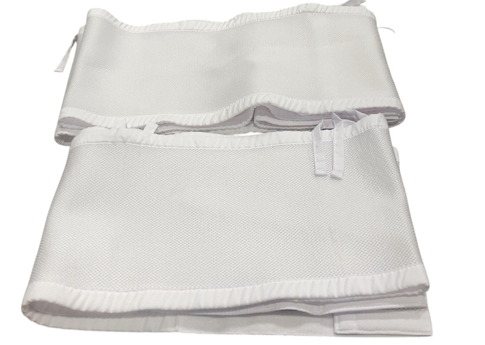 Shop Breathable Baby Mesh Crib Liner, Full Size/4 Sides, White at GoodBuy Gear