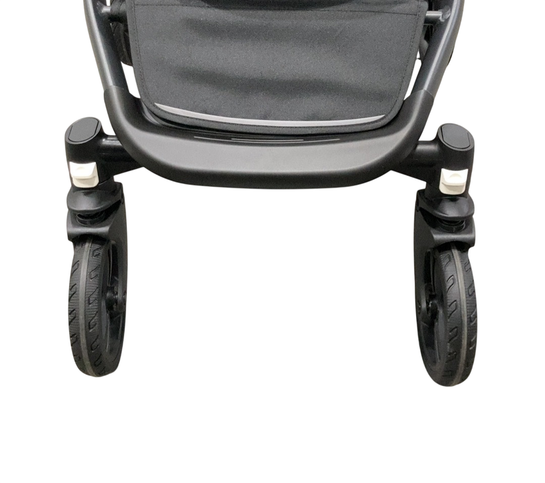 Shop Mockingbird Single to Double 3.0 Stroller, 2025, Charcoal with Black Leather, Rose at GoodBuy Gear