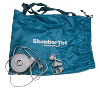 Shop SlumberPod SlumberTot Inflatable Toddler Bed, Gray/Teal at GoodBuy Gear
