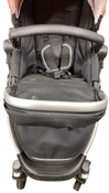 Shop Mockingbird Single 2.0 Stroller, 2024, Bloom, Silver With Black Leather, Watercolor Drops at GoodBuy Gear