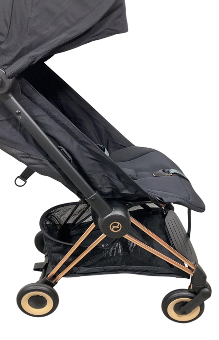 Shop Cybex Coya Stroller, 2023, Rose Gold, Sepia Black at GoodBuy Gear