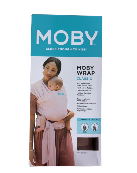Moby Classic Wrap Baby Carrier Rose Quartz