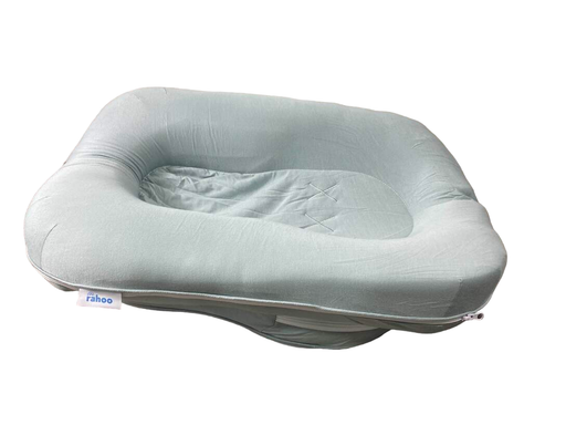 used Rahoo Baby Learn & Lounge Original 3-in-1 Newborn Lounger, Fresh Mint