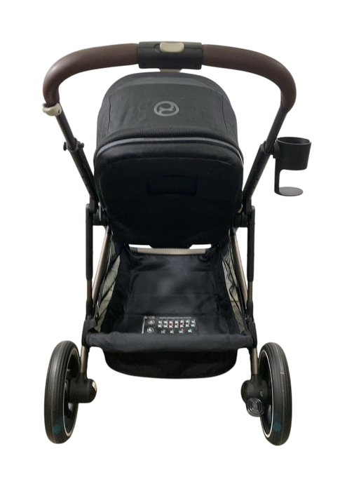 Shop Cybex Gazelle S Modular Stroller, 2024, Moon Black, Taupe Frame at GoodBuy Gear