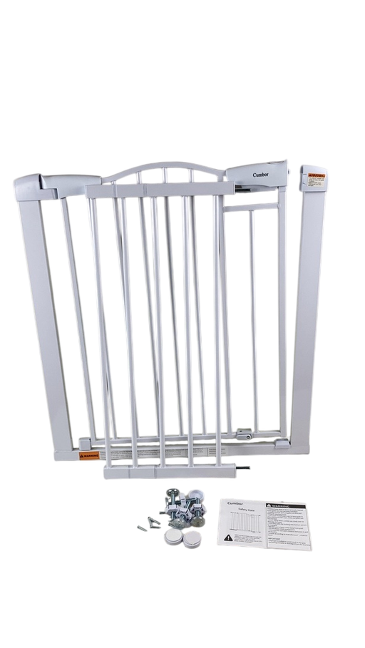 Shop Cumbor Safety Gate, White, 29.7" to 46", S7V1 at GoodBuy Gear