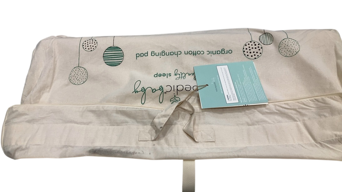 Shop Naturepedic Organic Cotton Changing Pad 2 Sided Contoured, Natural at GoodBuy Gear