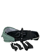 Shop Mockingbird 2nd Seat Kit 2.0, Sage, Silver With Black Leather, Windowpane at GoodBuy Gear