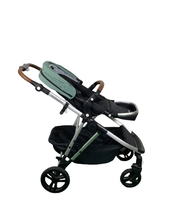 Shop Mockingbird Single to Double 2.0 Stroller, Sage, Windowpane, Silver With Penny Leather, 2025 at GoodBuy Gear