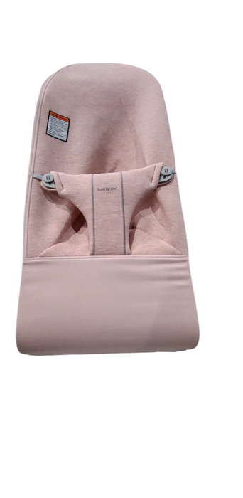Shop BabyBjorn Bouncer Bliss, Light Pink 3D Jersey, Light Gray Frame at GoodBuy Gear