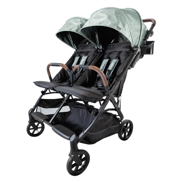 Shop Strolee V2 Double Stroller, 2026, Sage at GoodBuy Gear