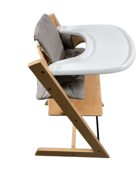Shop Stokke Tripp Trapp Complete High Chair, Dots Grey, Natural at GoodBuy Gear