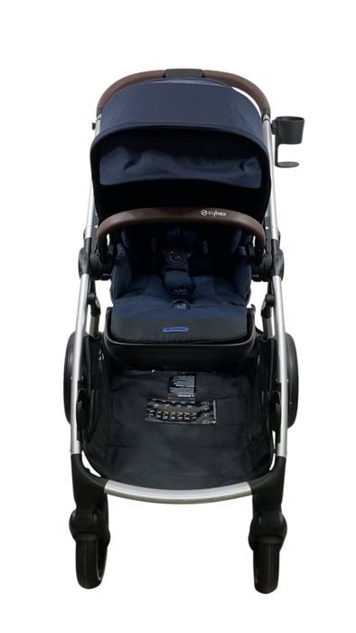 Shop Cybex Gazelle S Modular Stroller, 2022, Ocean Blue, Silver Frame at GoodBuy Gear